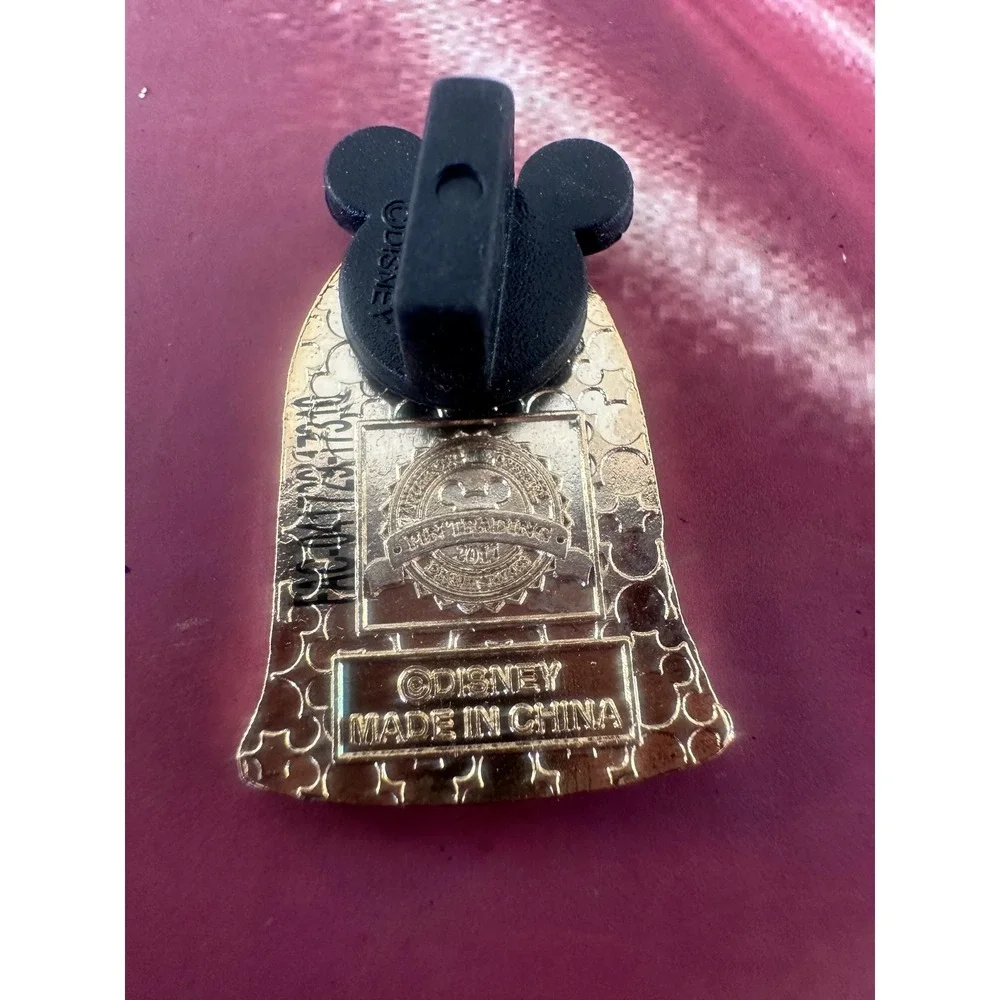 Disney Parks Beauty‎ Beast Enchanted Rose Bell Jar Pin Trading 2017 Gold White